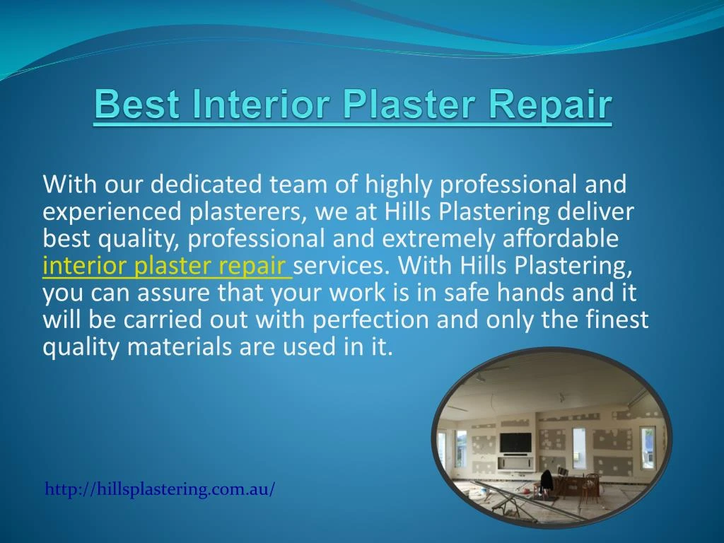 best interior plaster repair