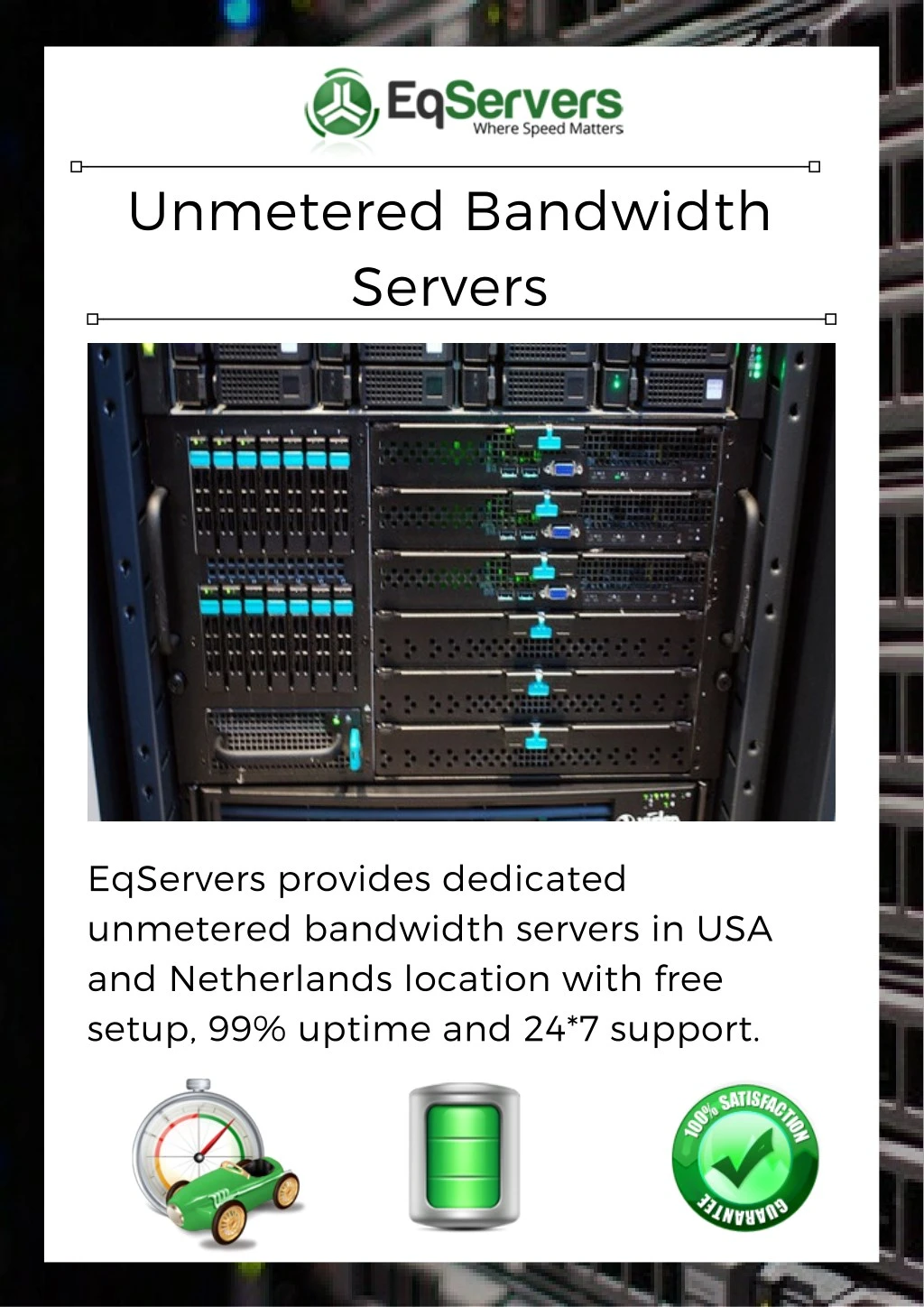 unmetered bandwidth servers