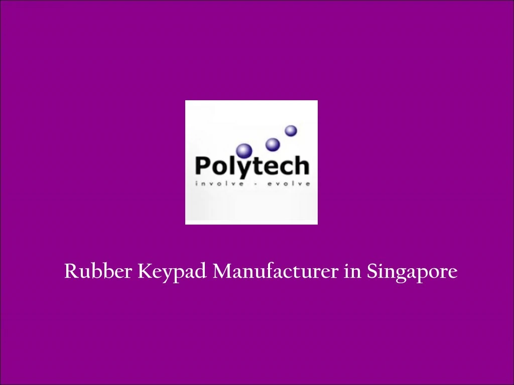 rubber keypad manufacturer in singapore