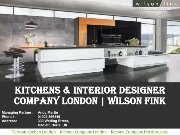 Best Kitchen Company London - Wilson Fink