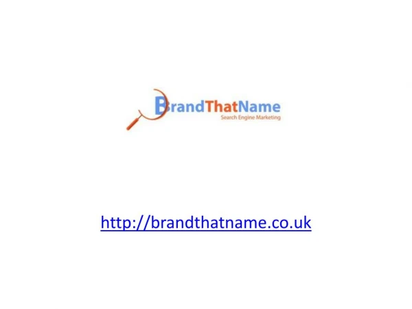 Brand That Name UK - Stand Out From The Crowd