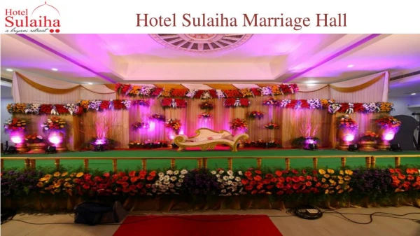 Guide to choose right Marriage halls in Chennai