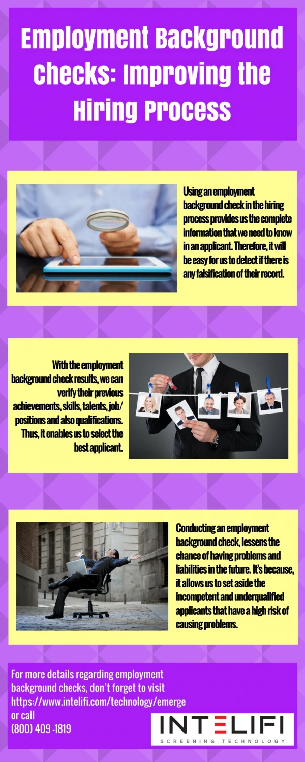 employment background checks improving the hiring