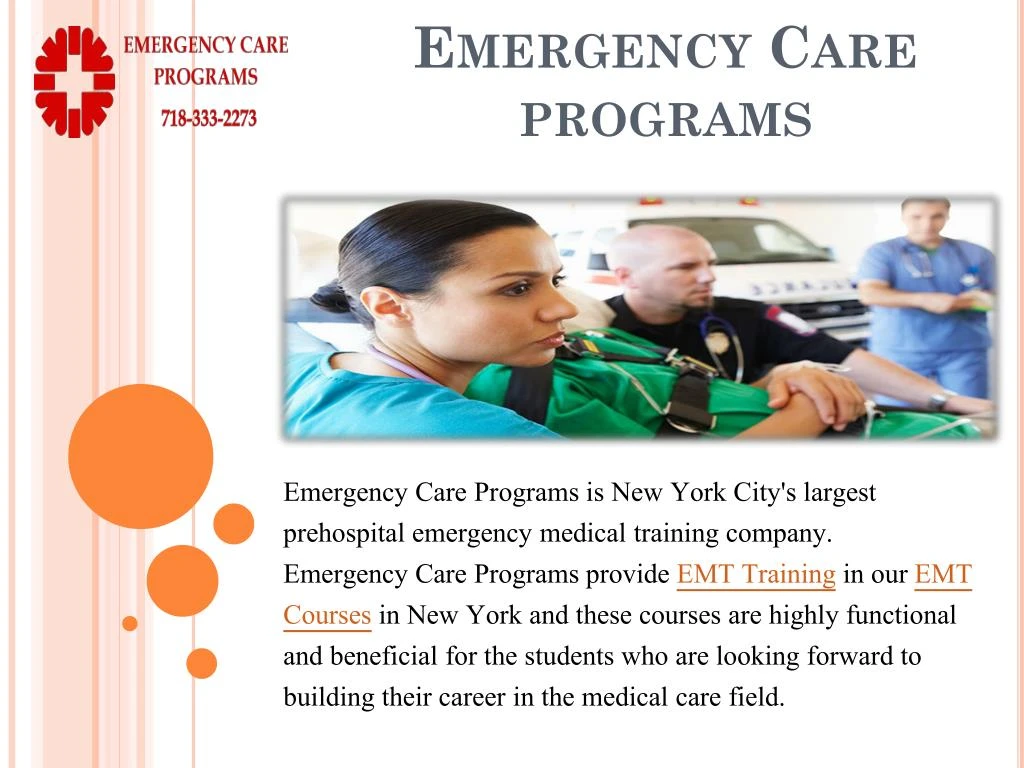 emergency care programs