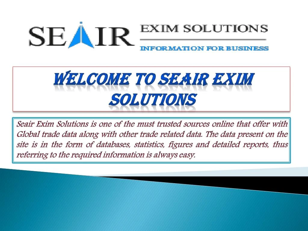 welcome to seair exim solutions