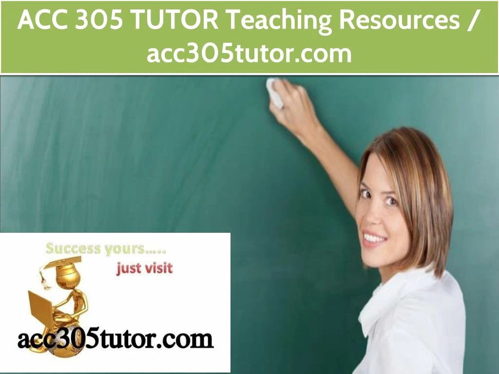 acc 305 tutor teaching resources acc305tutor com