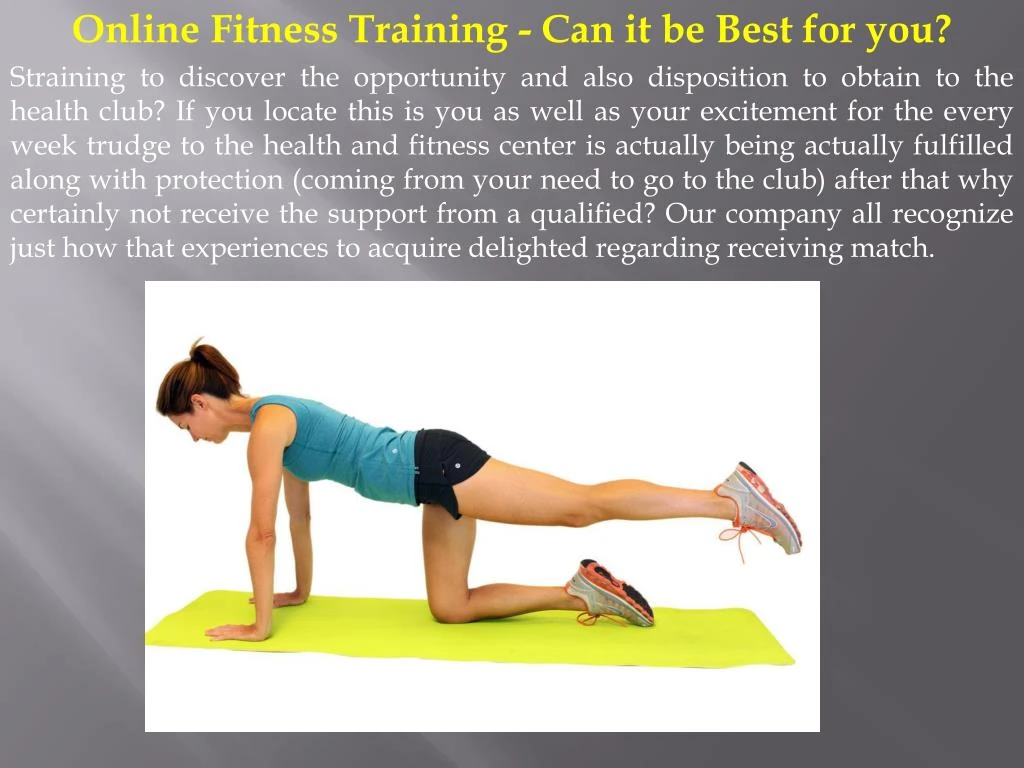 online fitness training can it be best