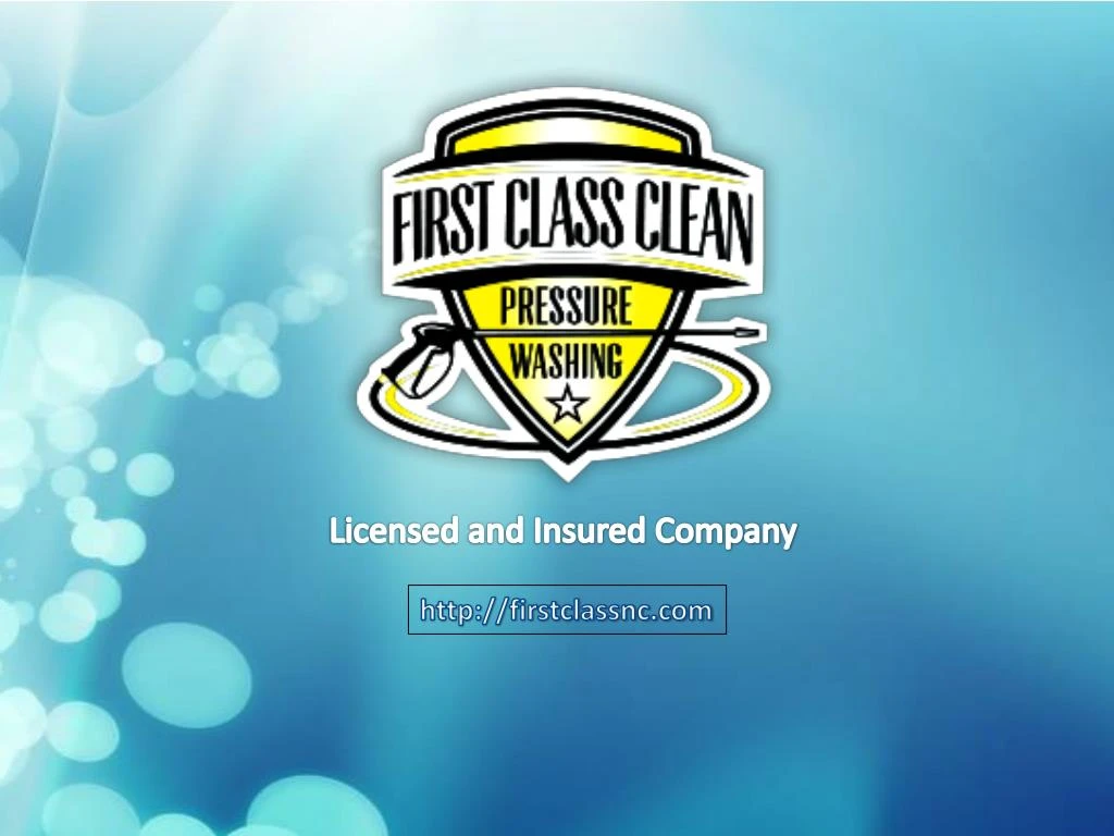 licensed and insured company
