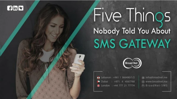 Five Things Nobody Told You about SMS Gateway