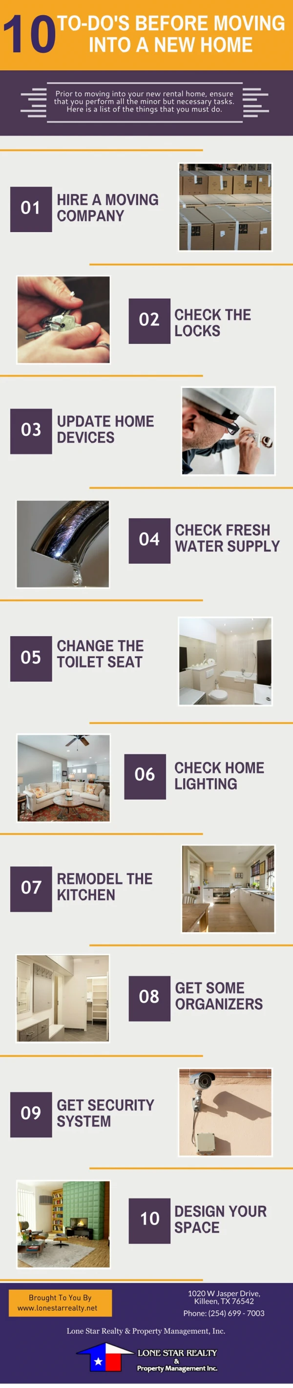 10 To-Do's Before Moving Into A New Home