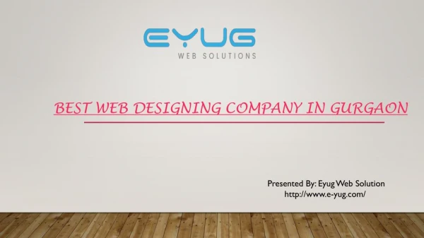 best web designing company in Gurgaon