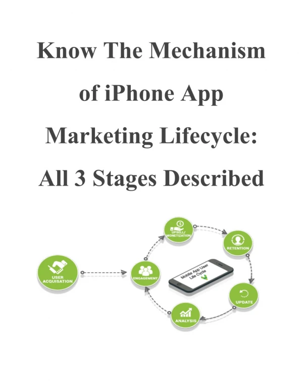 Know The Mechanism of iPhone App Marketing Lifecycle: All 3 Stages Described