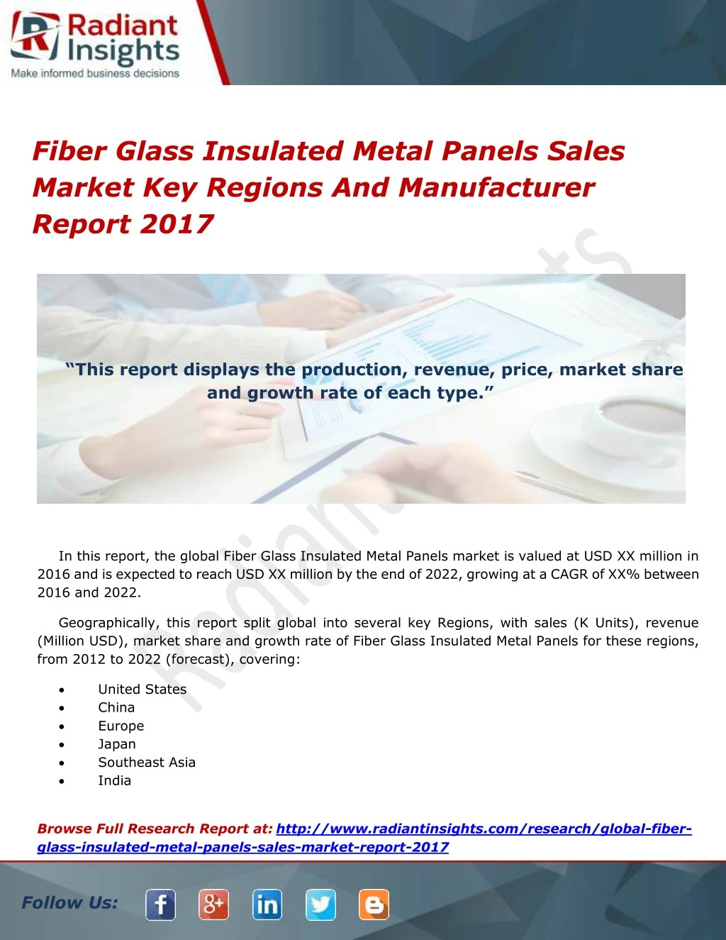 fiber glass insulated metal panels sales market