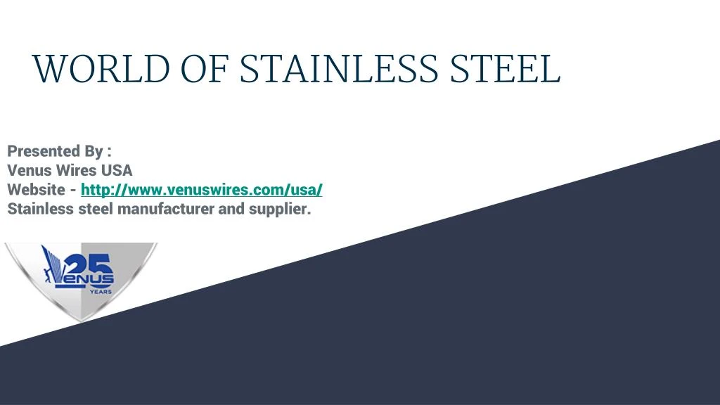 world of stainless steel