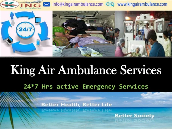 Very Low Cost Air Ambulance Services in Kolkata by King Air Ambulance