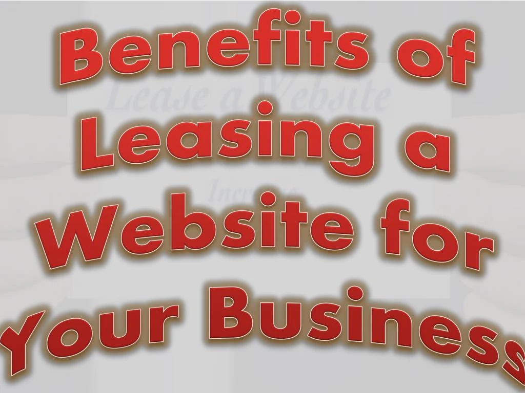 benefits of leasing a website for your business