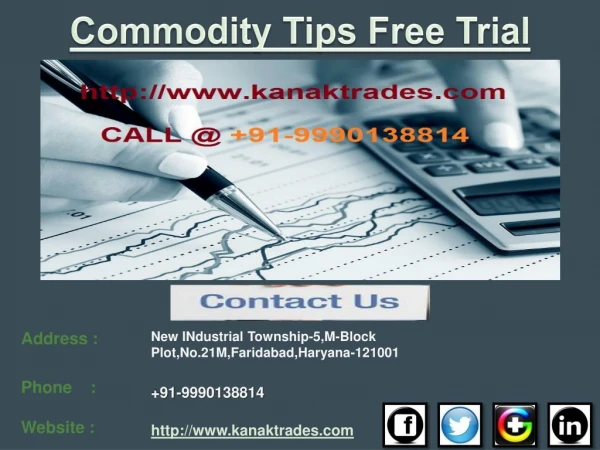 Commodity Tips Free Trial, Accurate Commodity Tips