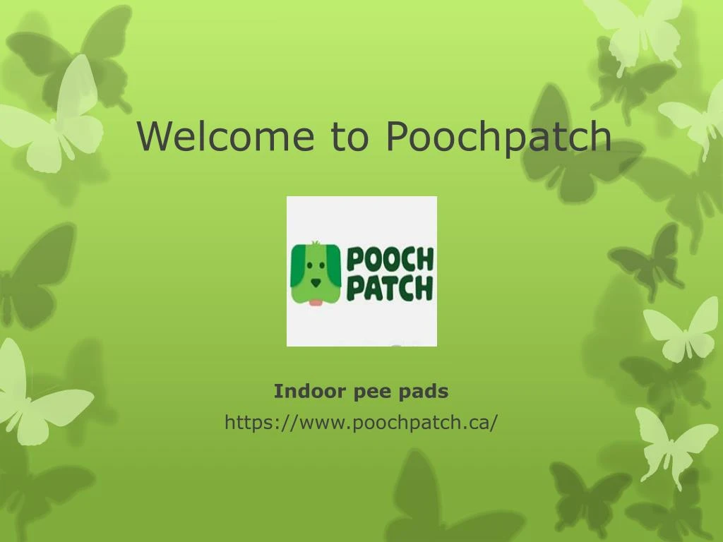 welcome to poochpatch