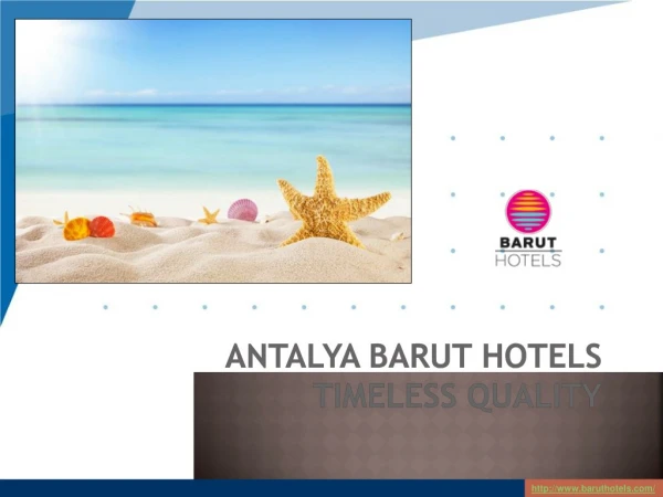 Luxury hotel in Antalya - Antalya resorts