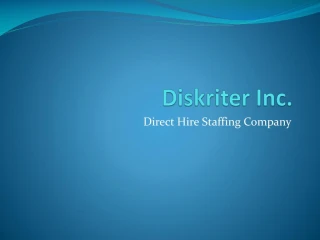 Direct Hire Staffing Services - slide 1