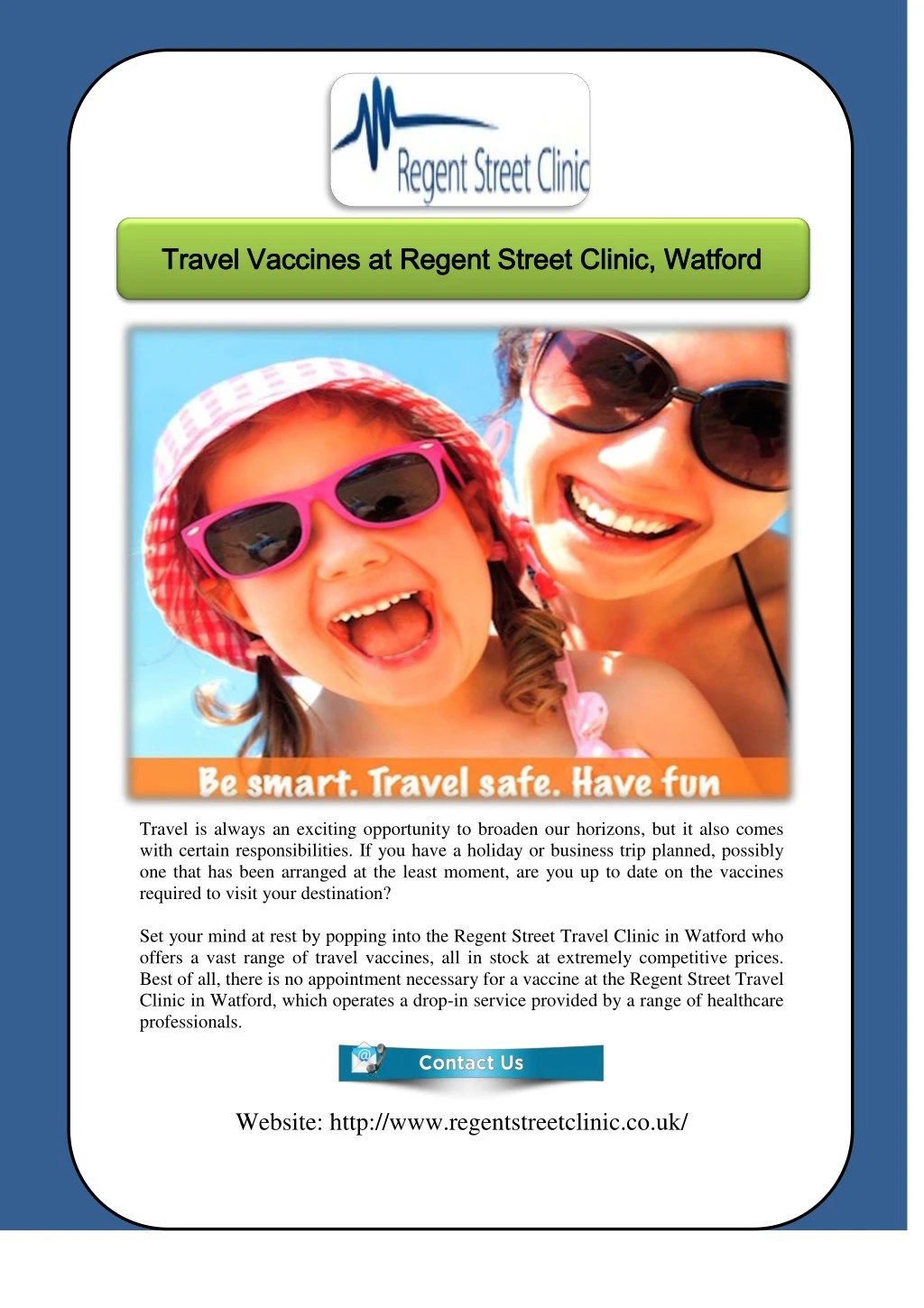 travel vaccines travel vaccines at at regent