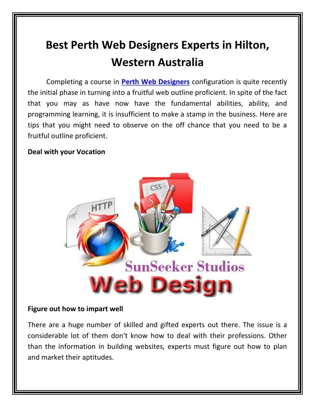 best perth web designers experts in hilton