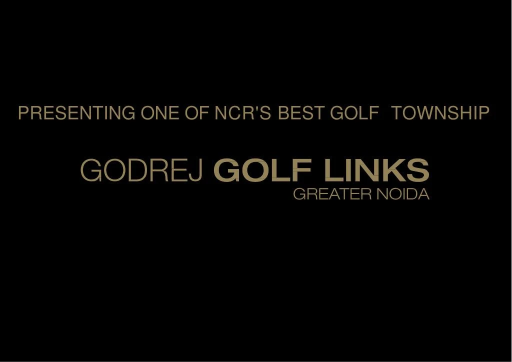 presenting one of ncr s best golf township