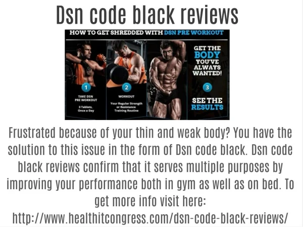Dsn code black reviews