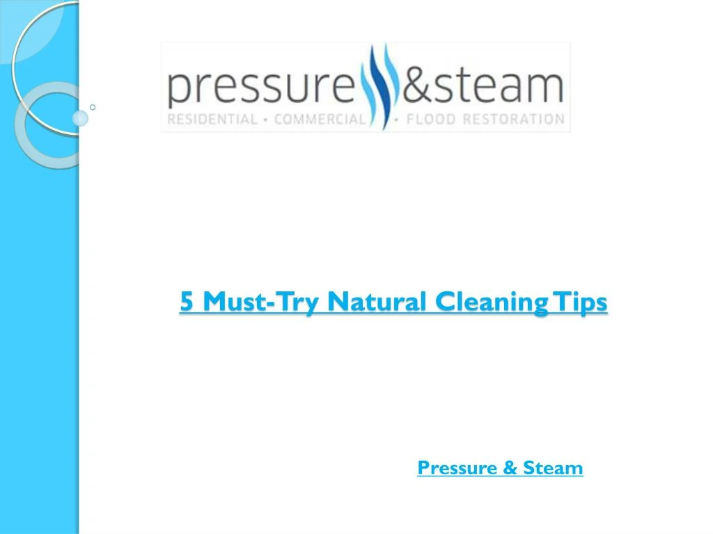 5 must try natural cleaning tips