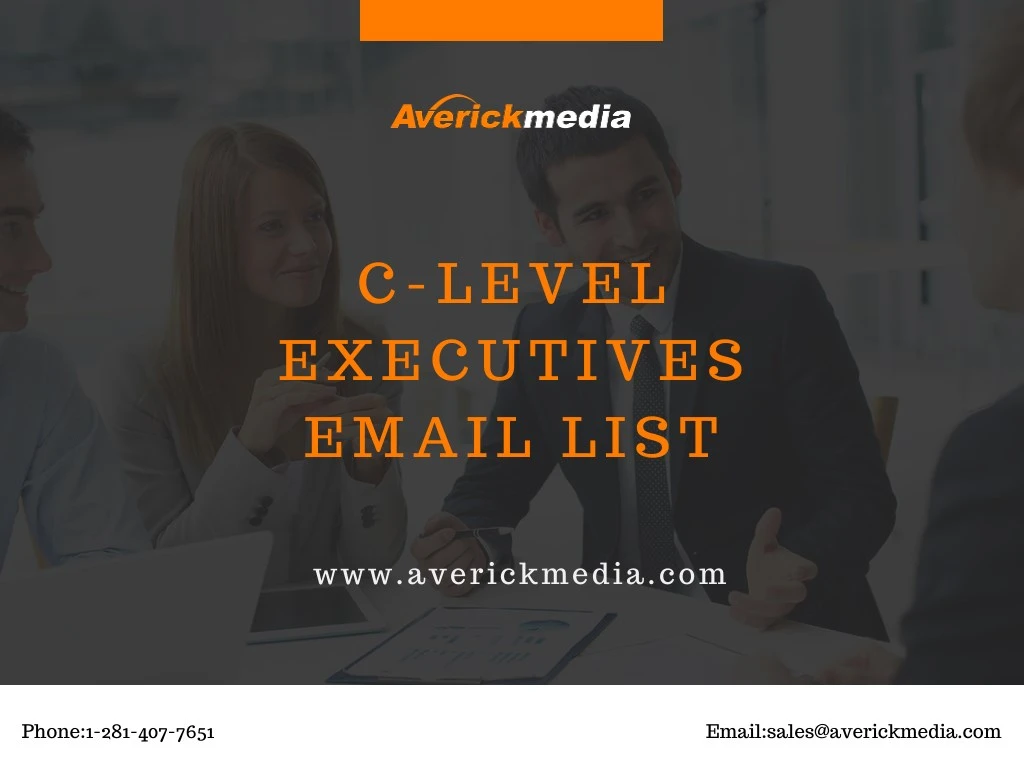 c level executives email list