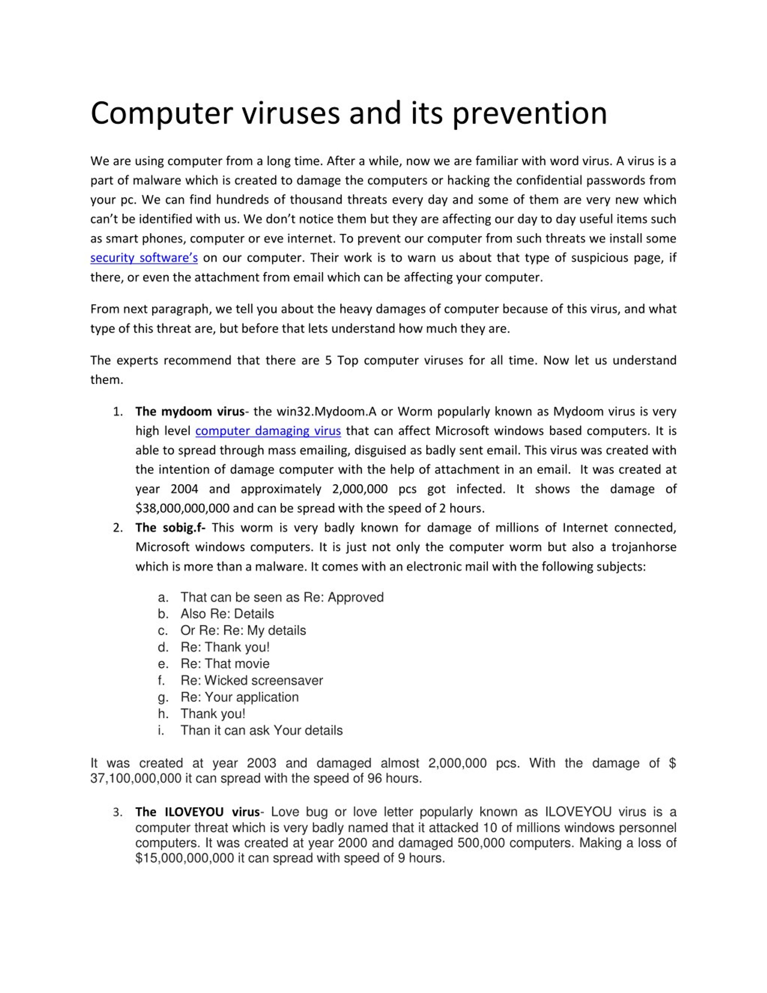 PPT - Computer viruses and its prevention PowerPoint Presentation, free ...