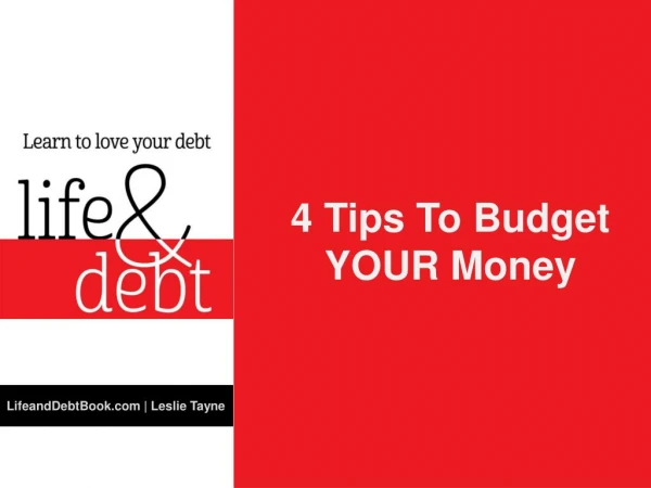 4 Simple Tips To Budget Your Money