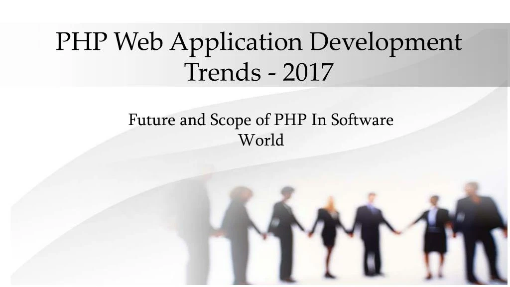 php web application development trends 2017