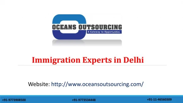 Immigration Experts in Delhi