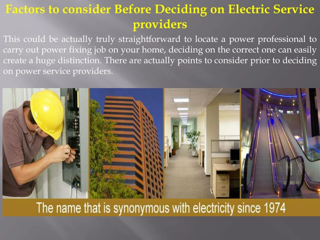 factors to consider before deciding on electric