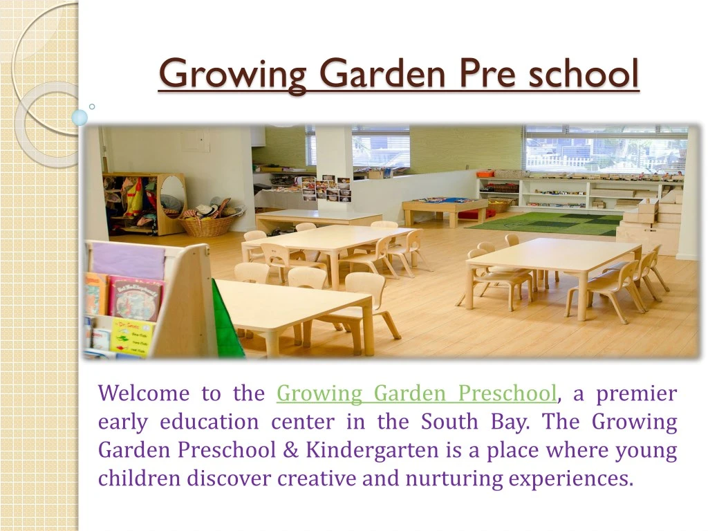 growing garden pre school
