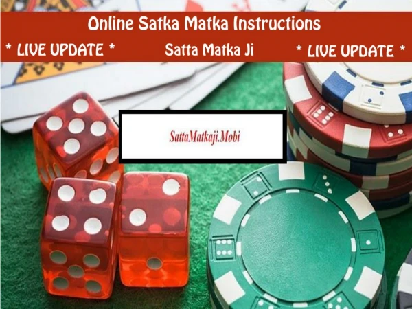 Online Satta Matka Instructions