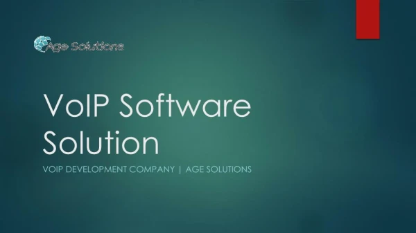 VoIP Software Solution | Age Solutions Pvt. Ltd.