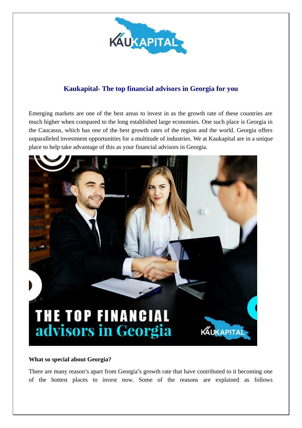 kaukapital the top financial advisors in georgia
