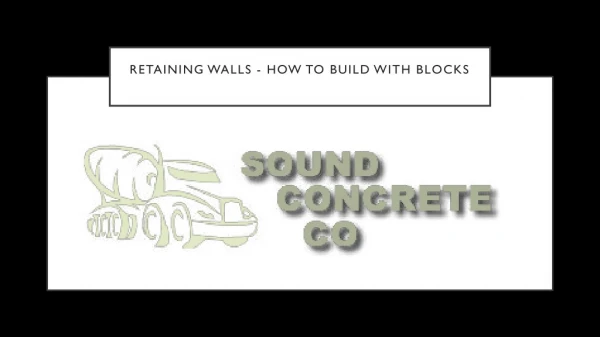 Retaining Walls - How to Build with Blocks
