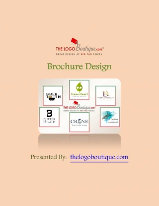 Brochure Design - slide 1