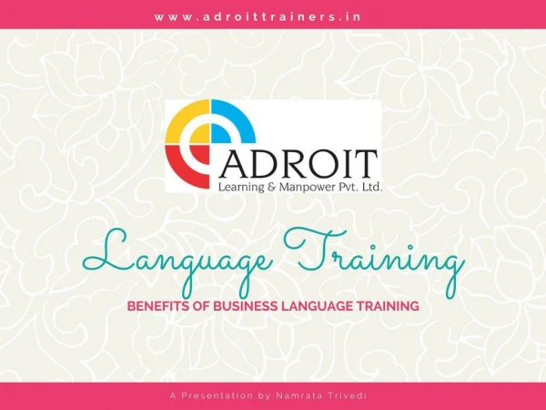 Benefits of Business Language Training