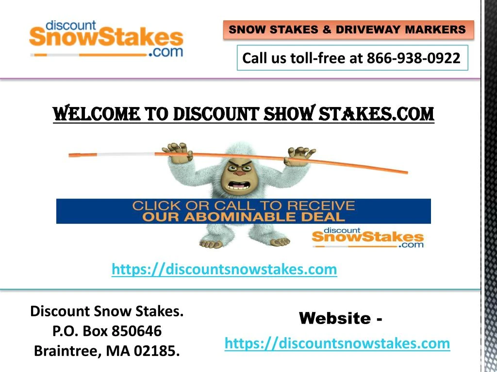 snow stakes driveway markers