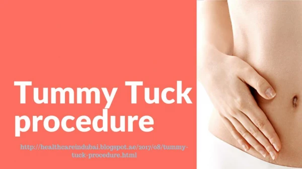 Tummy Tuck procedure