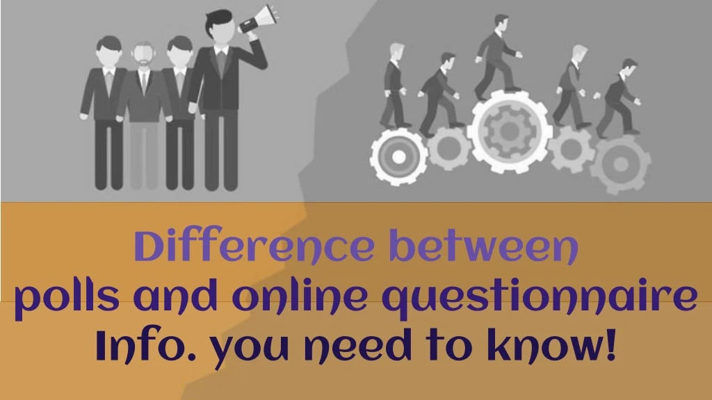difference between polls and online questionnaire