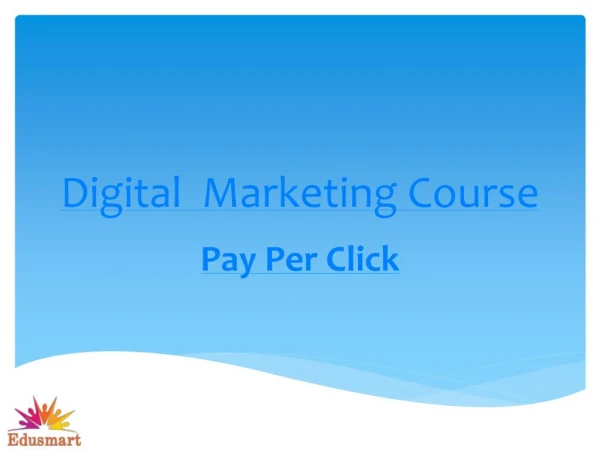 Digital marketing course