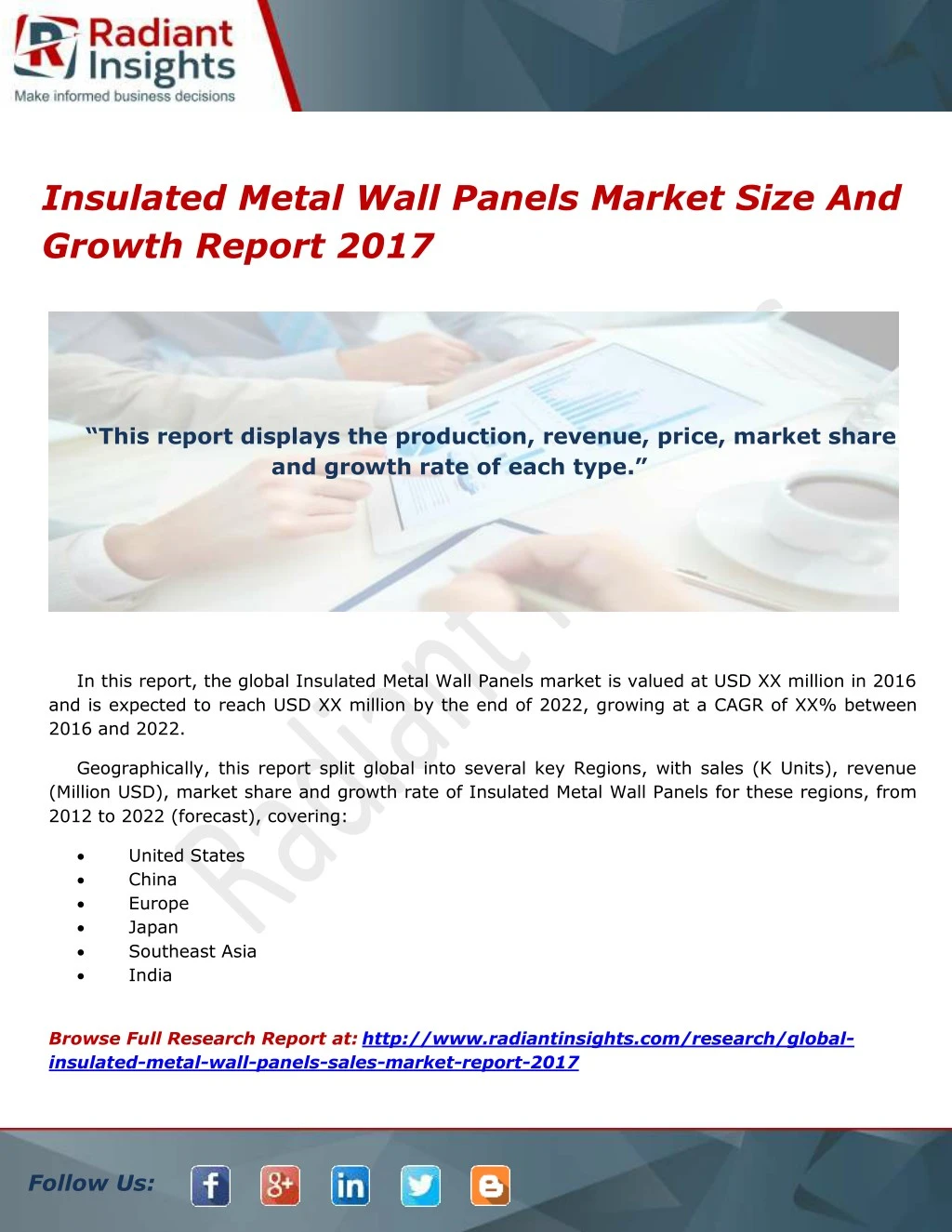 insulated metal wall panels market size
