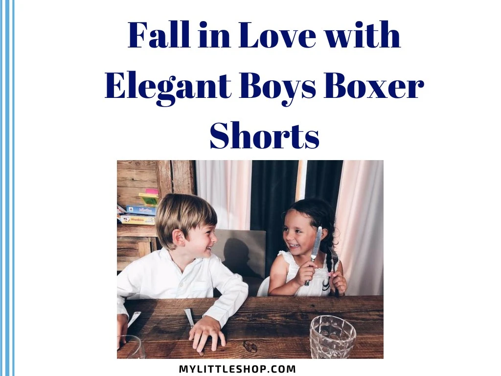 fall in love with elegant boys boxer shorts