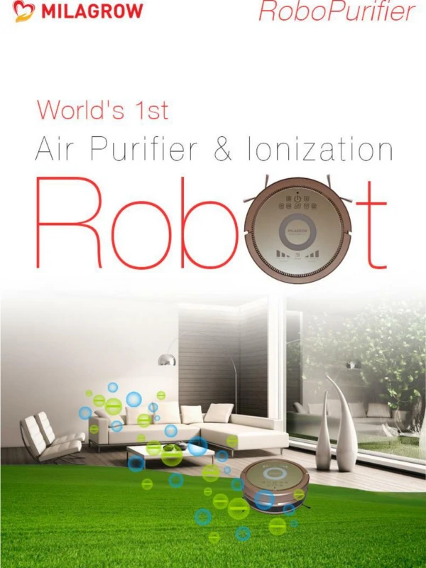 Milagrow RoboPurifier 7.0 – World’s 1st Floor Robot with Air Purifier and Ionization