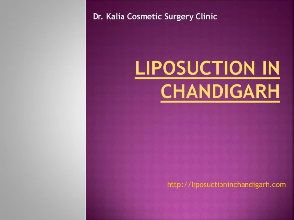 Liposuction Clinic in Chandigarh